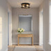 Myhouse Lighting Generation Lighting - GLF1732MBK - Two Light Flush Mount - Lumra - Midnight Black