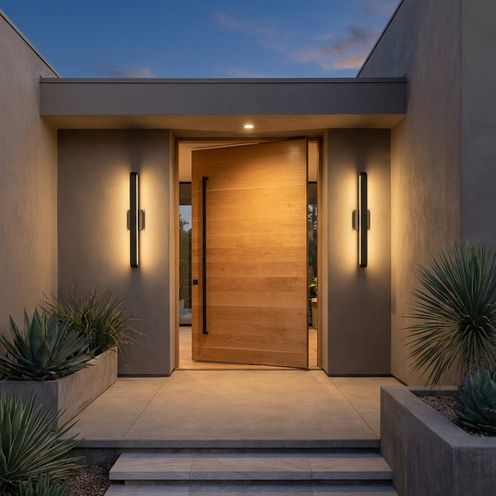 Myhouse Lighting Generation Lighting - GLO1461TXB-L - LED Outdoor Wall Lantern - Lakemont - Textured Black