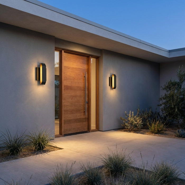 Myhouse Lighting Generation Lighting - GLO1471TXB-L - LED Outdoor Wall Lantern - Lakemont - Textured Black