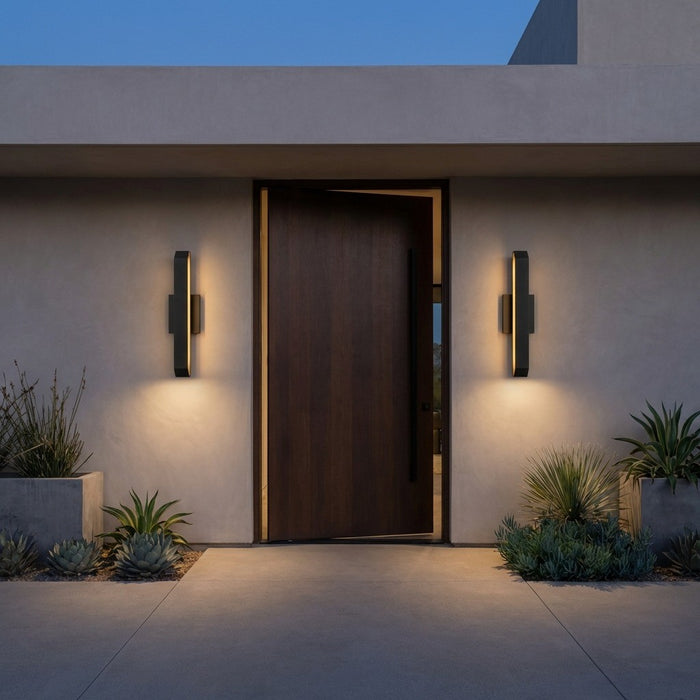 Myhouse Lighting Generation Lighting - GLO1481TXB-L - LED Outdoor Wall Lantern - Lakemont - Textured Black