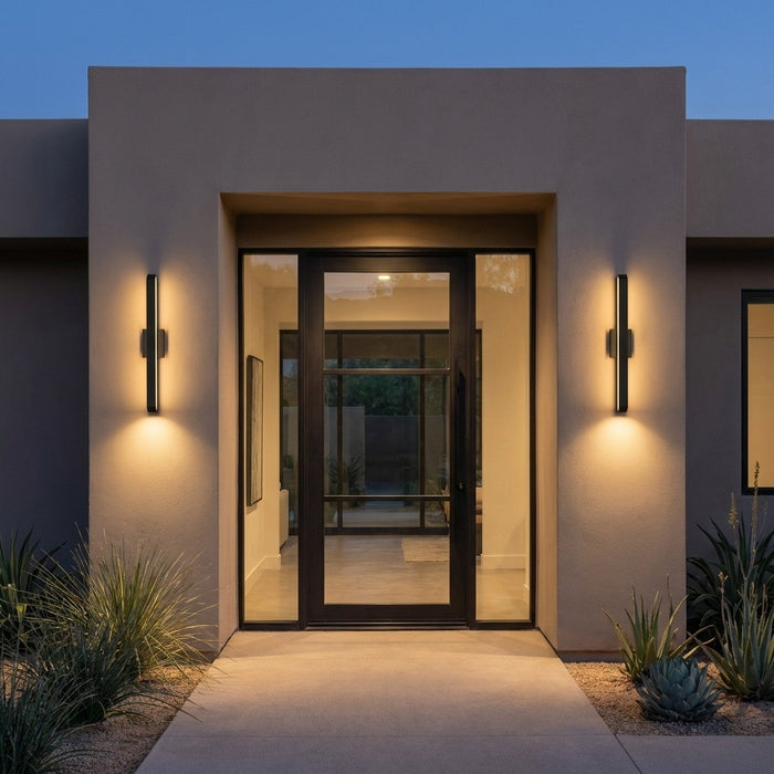 Myhouse Lighting Generation Lighting - GLO1491TXB-L - LED Outdoor Wall Lantern - Lakemont - Textured Black