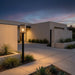 Myhouse Lighting Generation Lighting - GLO1741C-TXBE - One Light Outdoor Post Lantern - Luning - Textured Black