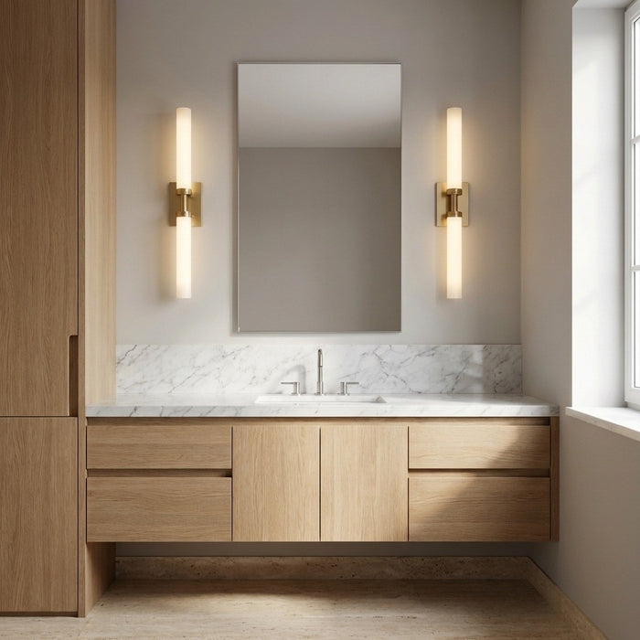 Myhouse Lighting Generation Lighting - GLV1452SB-L - LED Vanity - Coles - Satin Brass