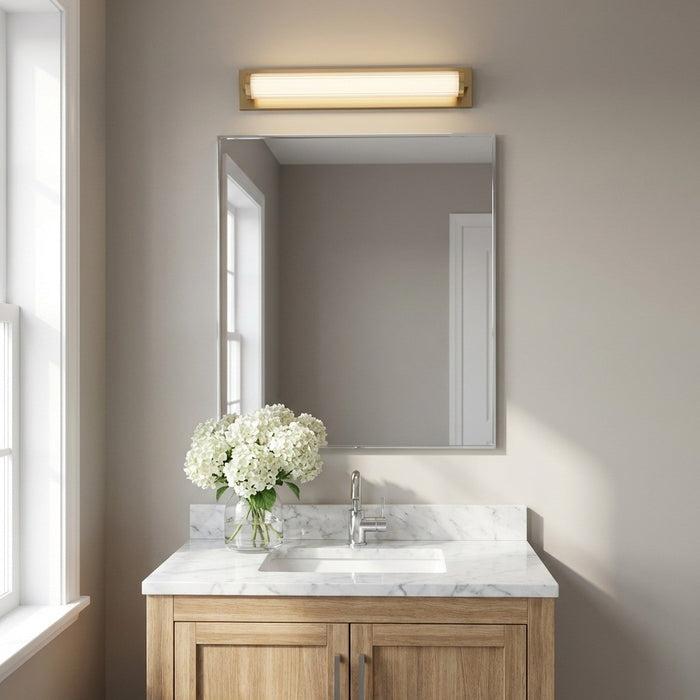 Myhouse Lighting Generation Lighting - GLV1501SB-L - LED Vanity - Weston - Satin Brass