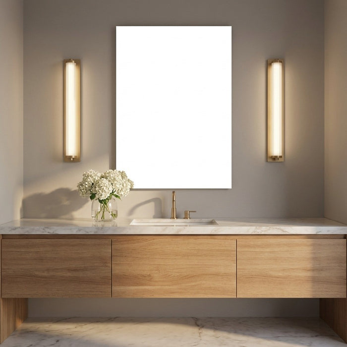 Myhouse Lighting Generation Lighting - GLV1511SB-L - LED Vanity - Weston - Satin Brass