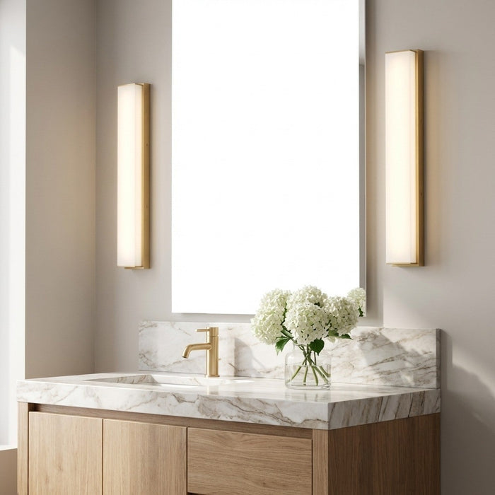 Myhouse Lighting Generation Lighting - GLV1571SB-L - LED Vanity - Panna - Satin Brass
