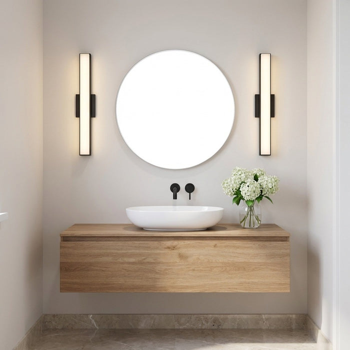 Myhouse Lighting Generation Lighting - GLV1581MBK-L - LED Vanity - Panna - Midnight Black