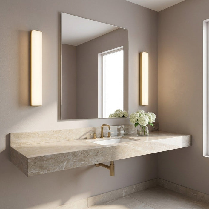 Myhouse Lighting Generation Lighting - GLV1581SB-L - LED Vanity - Panna - Satin Brass