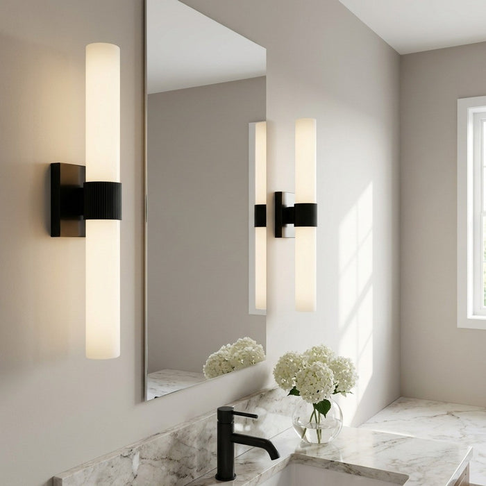 Myhouse Lighting Generation Lighting - GLV1632MBK-L - LED Vanity - Sarco - Midnight Black