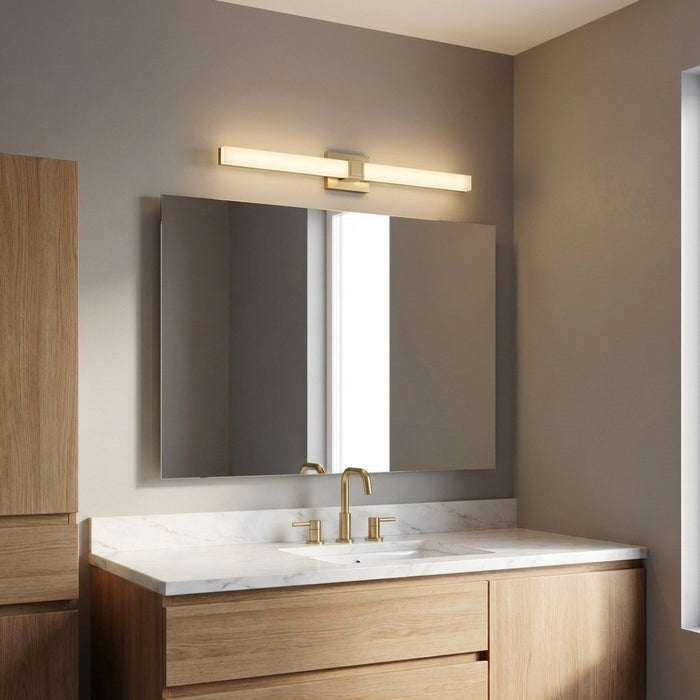 Myhouse Lighting Generation Lighting - GLV1652SB-L - LED Vanity - Fentress - Satin Brass