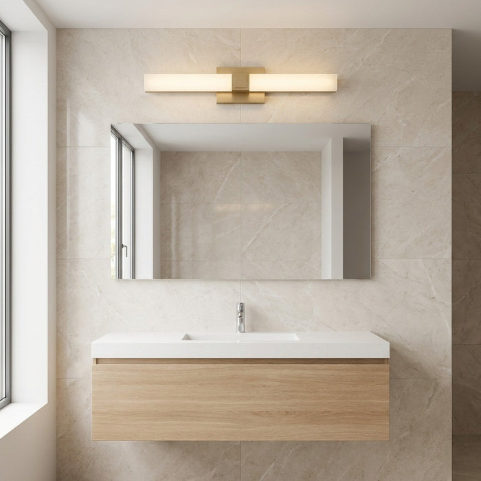 Myhouse Lighting Generation Lighting - GLV1672SB-L - LED Vanity - Fentress - Satin Brass