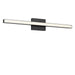 Myhouse Lighting Generation Lighting - GLV1701MBK-L - LED Vanity - Marque - Midnight Black