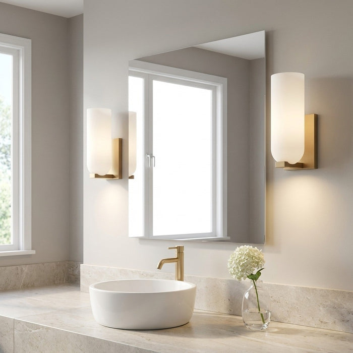 Myhouse Lighting Generation Lighting - GLV1951SB - One Light Vanity - Neblina - Satin Brass