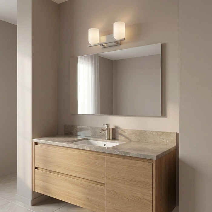 Myhouse Lighting Generation Lighting - GLV1962BN - Two Light Vanity - Neblina - Brushed Nickel