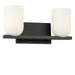 Myhouse Lighting Generation Lighting - GLV1962MBK - Two Light Vanity - Neblina - Midnight Black