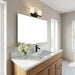 Myhouse Lighting Generation Lighting - GLV1962MBKE - Two Light Vanity - Neblina - Midnight Black