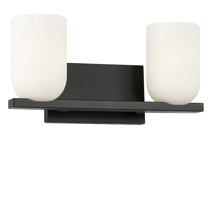Myhouse Lighting Generation Lighting - GLV1962MBKE - Two Light Vanity - Neblina - Midnight Black