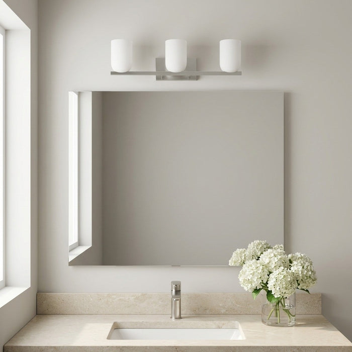 Myhouse Lighting Generation Lighting - GLV1973BN - Three Light Vanity - Neblina - Brushed Nickel