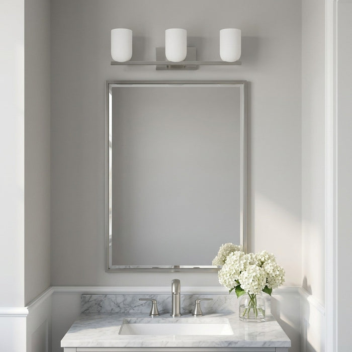 Myhouse Lighting Generation Lighting - GLV1973BNE - Three Light Vanity - Neblina - Brushed Nickel