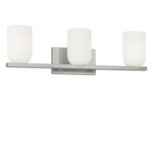 Myhouse Lighting Generation Lighting - GLV1973BNE - Three Light Vanity - Neblina - Brushed Nickel