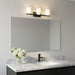 Myhouse Lighting Generation Lighting - GLV1973MBKE - Three Light Vanity - Neblina - Midnight Black