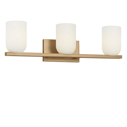 Myhouse Lighting Generation Lighting - GLV1973SBE - Three Light Vanity - Neblina - Satin Brass
