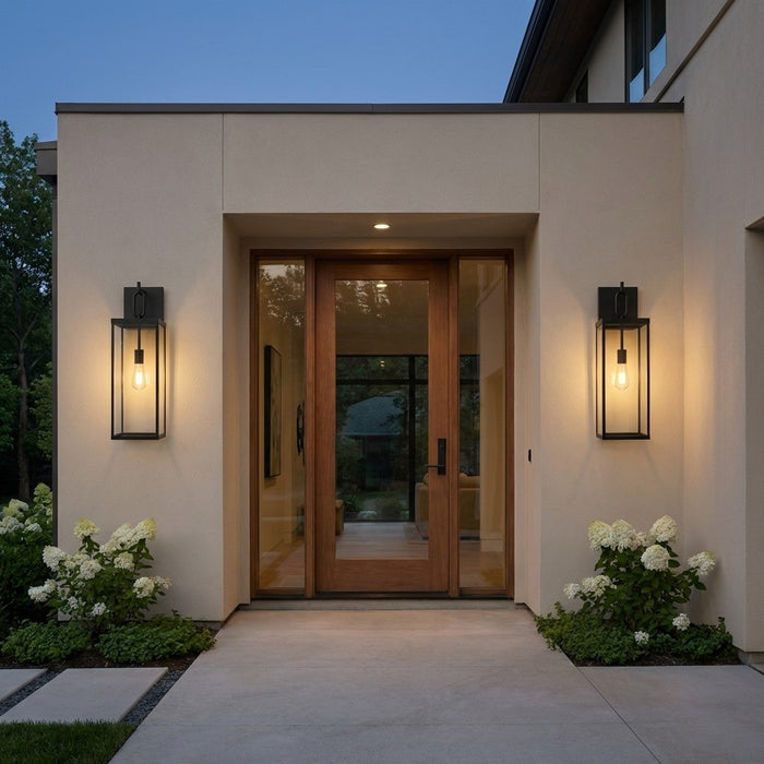 Myhouse Lighting Generation Lighting - GLO1781TXBE - One Light Lantern - Rox - Textured Black