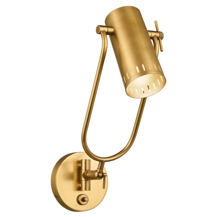 Myhouse Lighting Kichler - 52841LBR - LED Wall Sconce - Ruehl - Lacquered Brass