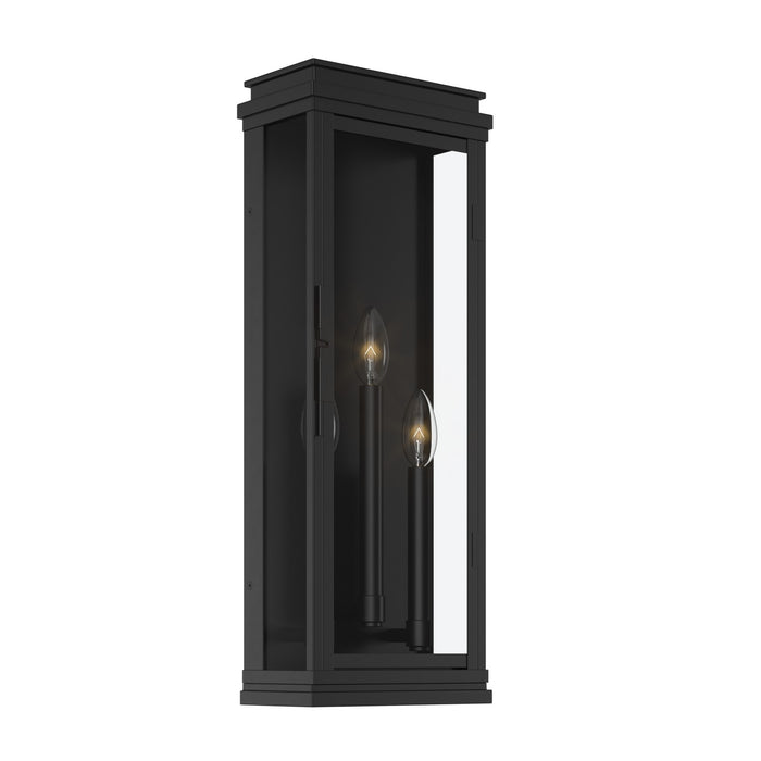 Myhouse Lighting Kichler - 59164BK - Three Light Outdoor Wall Mount - Lundon - Black