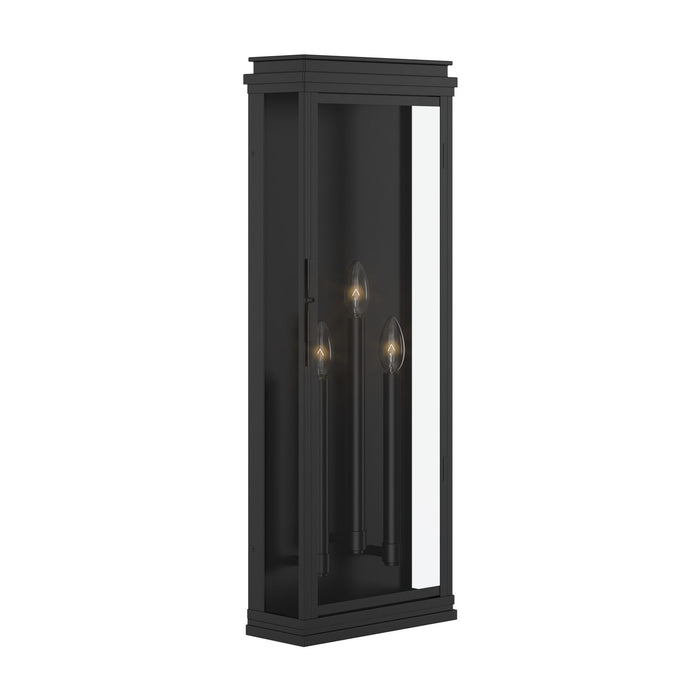 Myhouse Lighting Kichler - 59165BK - Three Light Outdoor Wall Mount - Lundon - Black