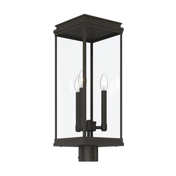 Myhouse Lighting Kichler - 59166OZ - Three Light Outdoor Post Lantern - Lundon - Olde Bronze
