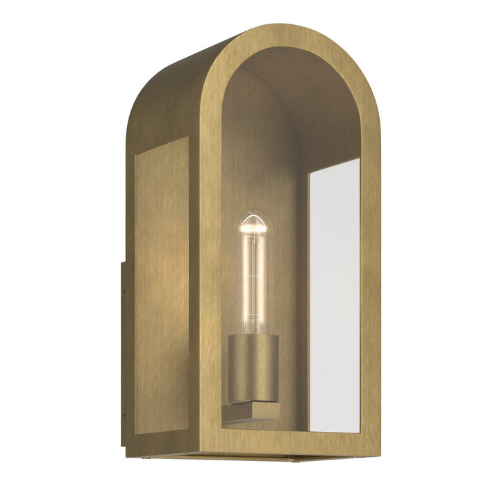 Myhouse Lighting Kichler - 59200NBR - One Light Outdoor Wall Mount - Marea - Natural Brass