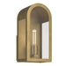 Myhouse Lighting Kichler - 59200NBR - One Light Outdoor Wall Mount - Marea - Natural Brass
