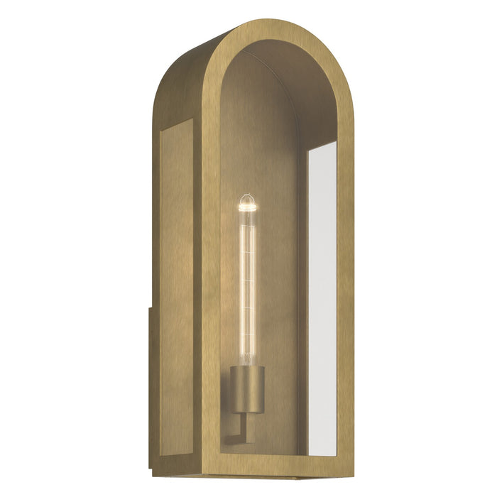 Myhouse Lighting Kichler - 59202NBR - One Light Outdoor Wall Mount - Marea - Natural Brass