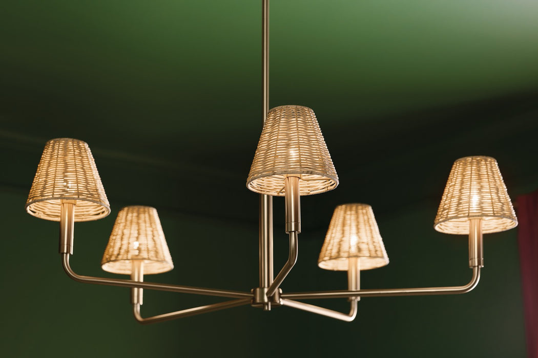 Myhouse Lighting Kichler - 52731CPZ - Five Light Chandelier - Bekah - Champagne Bronze