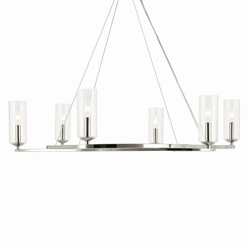 Myhouse Lighting Kichler - 52771PN - Six Light Chandelier - Harpin - Polished Nickel