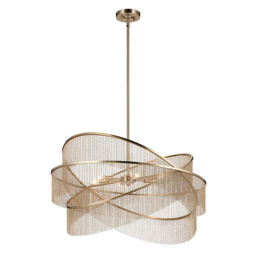 Myhouse Lighting Kichler - 52824CPZ - Six Light Chandelier - Khaite - Champagne Bronze