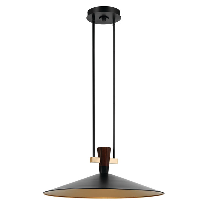 Myhouse Lighting Kichler - 52833BKLED - LED Pendant - Tenon - Black