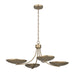 Myhouse Lighting Kichler - 52854CPZ - Four Light Chandelier/Semi Flush - Palmela - Champagne Bronze