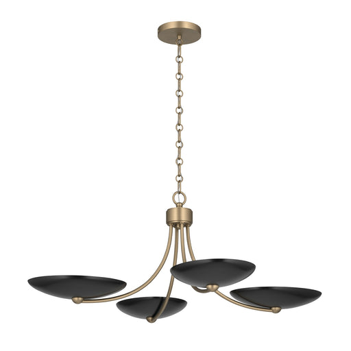 Myhouse Lighting Kichler - 52854CPZBK - Four Light Chandelier/Semi Flush - Palmela - Champagne Bronze