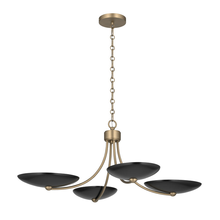 Myhouse Lighting Kichler - 52854CPZBK - Four Light Chandelier/Semi Flush - Palmela - Champagne Bronze