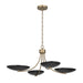 Myhouse Lighting Kichler - 52854CPZBK - Four Light Chandelier/Semi Flush - Palmela - Champagne Bronze