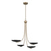 Myhouse Lighting Kichler - 52855CPZBK - Four Light Chandelier - Palmela - Champagne Bronze