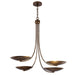 Myhouse Lighting Kichler - 52855LBRLBZ - Four Light Chandelier - Palmela - Lacquered Brass