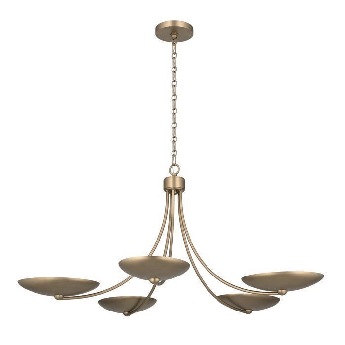 Myhouse Lighting Kichler - 52856CPZ - Five Light Chandelier - Palmela - Champagne Bronze