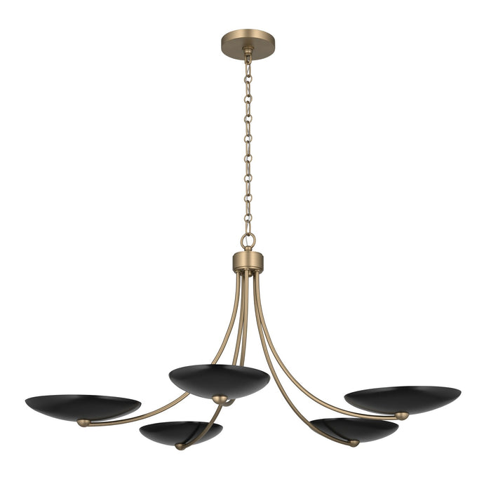 Myhouse Lighting Kichler - 52856CPZBK - Five Light Chandelier - Palmela - Champagne Bronze