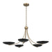 Myhouse Lighting Kichler - 52856CPZBK - Five Light Chandelier - Palmela - Champagne Bronze