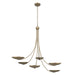 Myhouse Lighting Kichler - 52857CPZ - Six Light Chandelier - Palmela - Champagne Bronze
