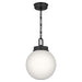 Myhouse Lighting Kichler - 52866BK - One Light Pendant - Andorra - Black