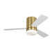 Myhouse Lighting Generation Lighting - 3ERHR44BBSD - 44" Ceiling Fan - Era 44 Hugger LED - Burnished Brass